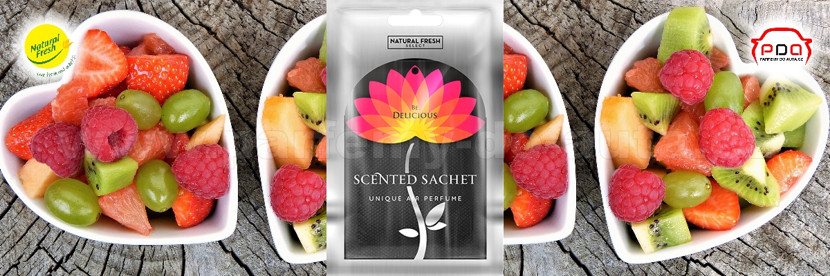 Vonný sáček - závěsný pytlík Scented Sachet Silver Be Delicious - Vynikající kombinace Natural Fresh